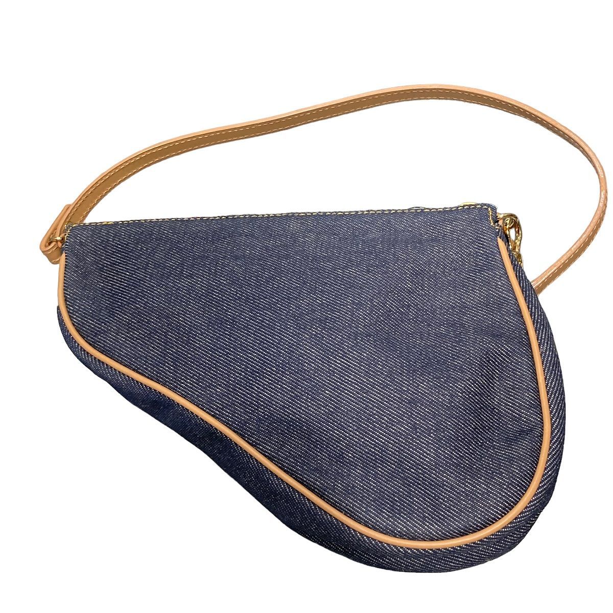 Dior クリスチャン ディオール サドルバッグ デニム サドルポーチ Christian Dior/クリスチャンディオール】よりデニムサドル