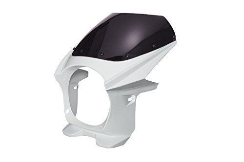 ホワイト バイクパーツセンター ビキニカウル 汎用φ180 白塗装済み+カウル取付ボルトセット 308711308711