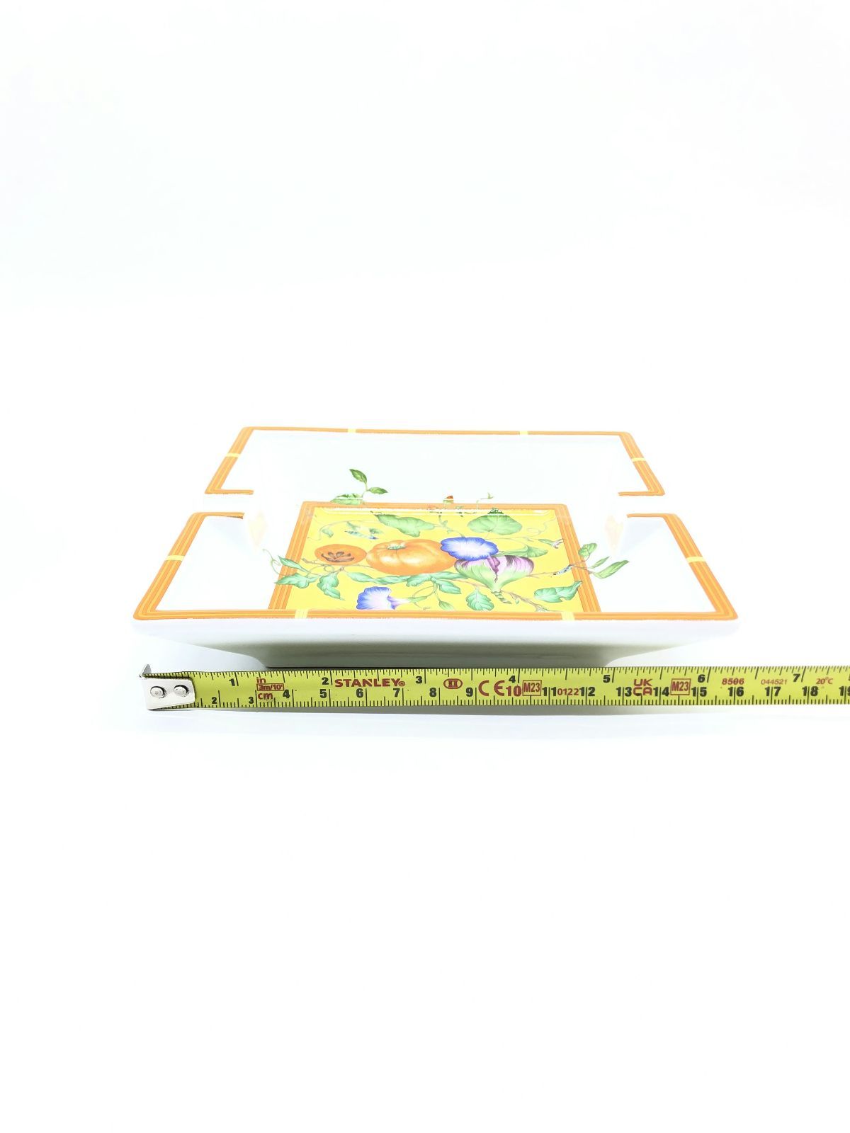 HERMÈS エルメス シガー灰皿 プレート フローラル イエロー NEXPOTALLINN_EU