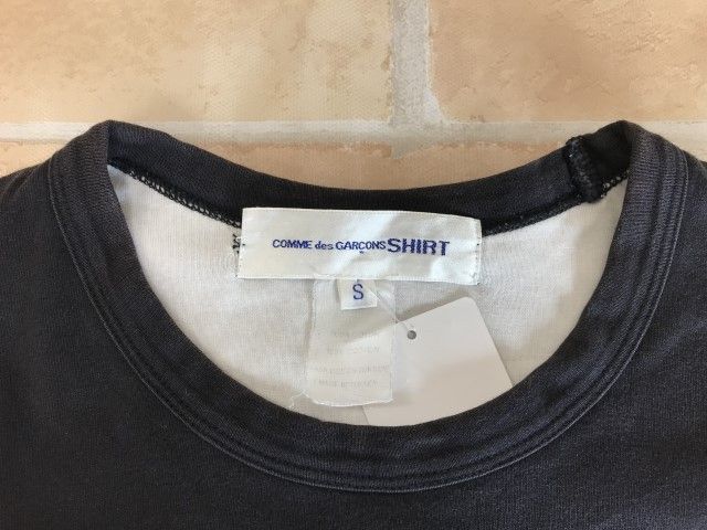 コムデギャルソンシャツ SHIRT Tシャツ W16118 ブラック ホワイト