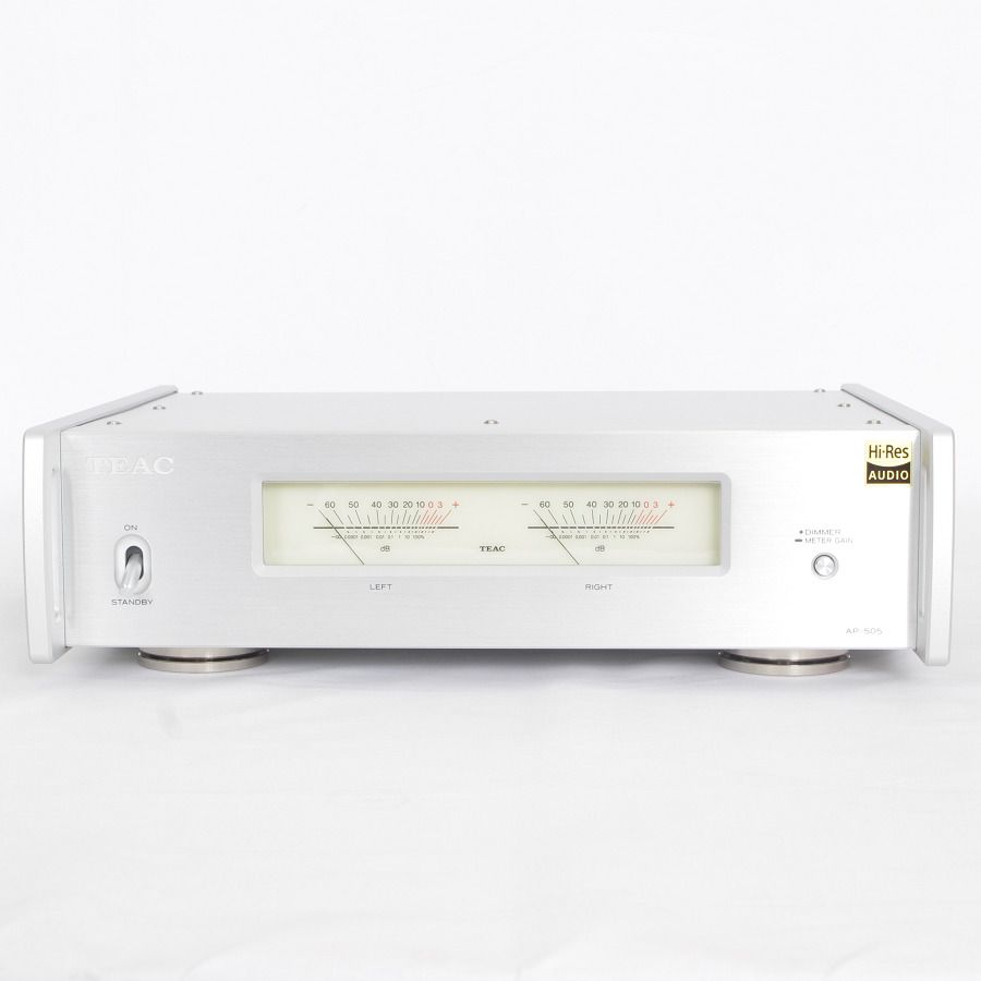 美品】TEAC AP-505-S シルバー ステレオパワーアンプ ティアック 本体