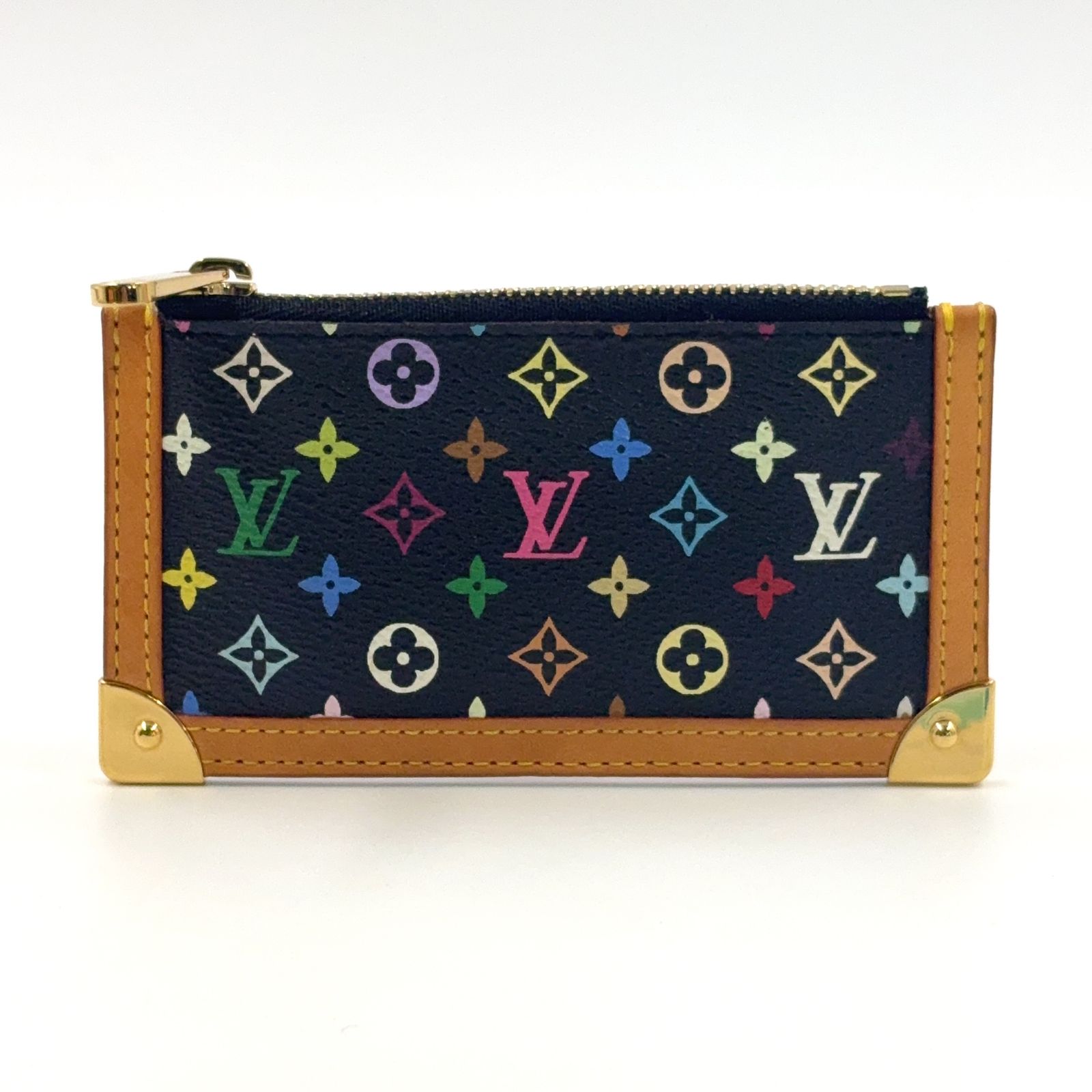 LOUIS VUITTON ポシェットクレ ヴィオレ ケース マルチカラー ルイヴィトン ポシェットクレ マルチカラー カードキーケース