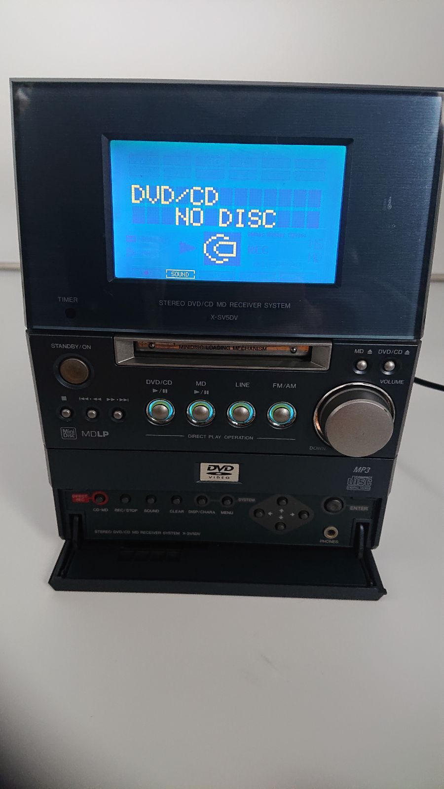 Pioneer パイオニア X-SV5DV DVD/CD/MD コンポ