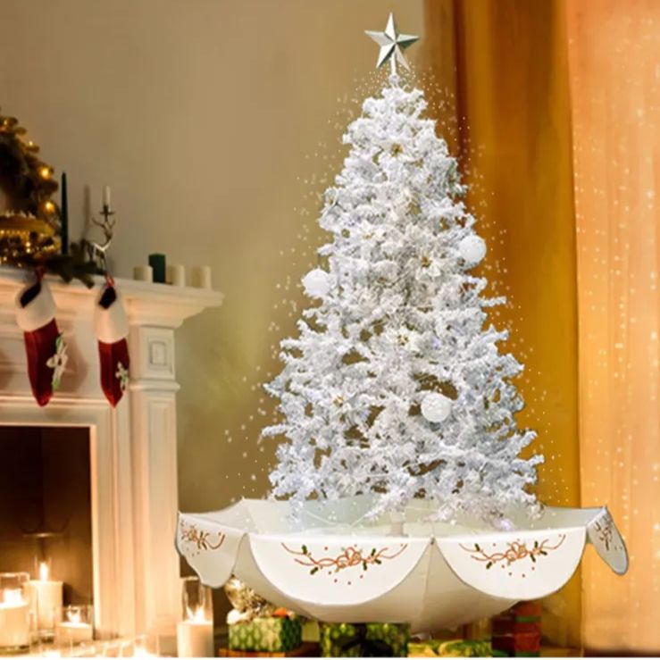 【お買い得】 クリスマスツリー 190cm 組み立て簡単 北欧風 LED 雪降る 送料無料】☆新品未使用☆ 雪が舞い降る クリスマスツリー クリスマス