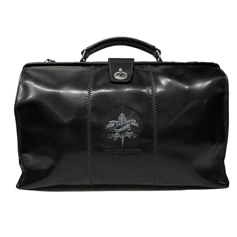 Jean Paul GAULTIER 2wayボストンバッグ 特大 ロゴエンボス Jean Paul GAULTIER 2wayボストンバッグ 特大 ロゴエンボス