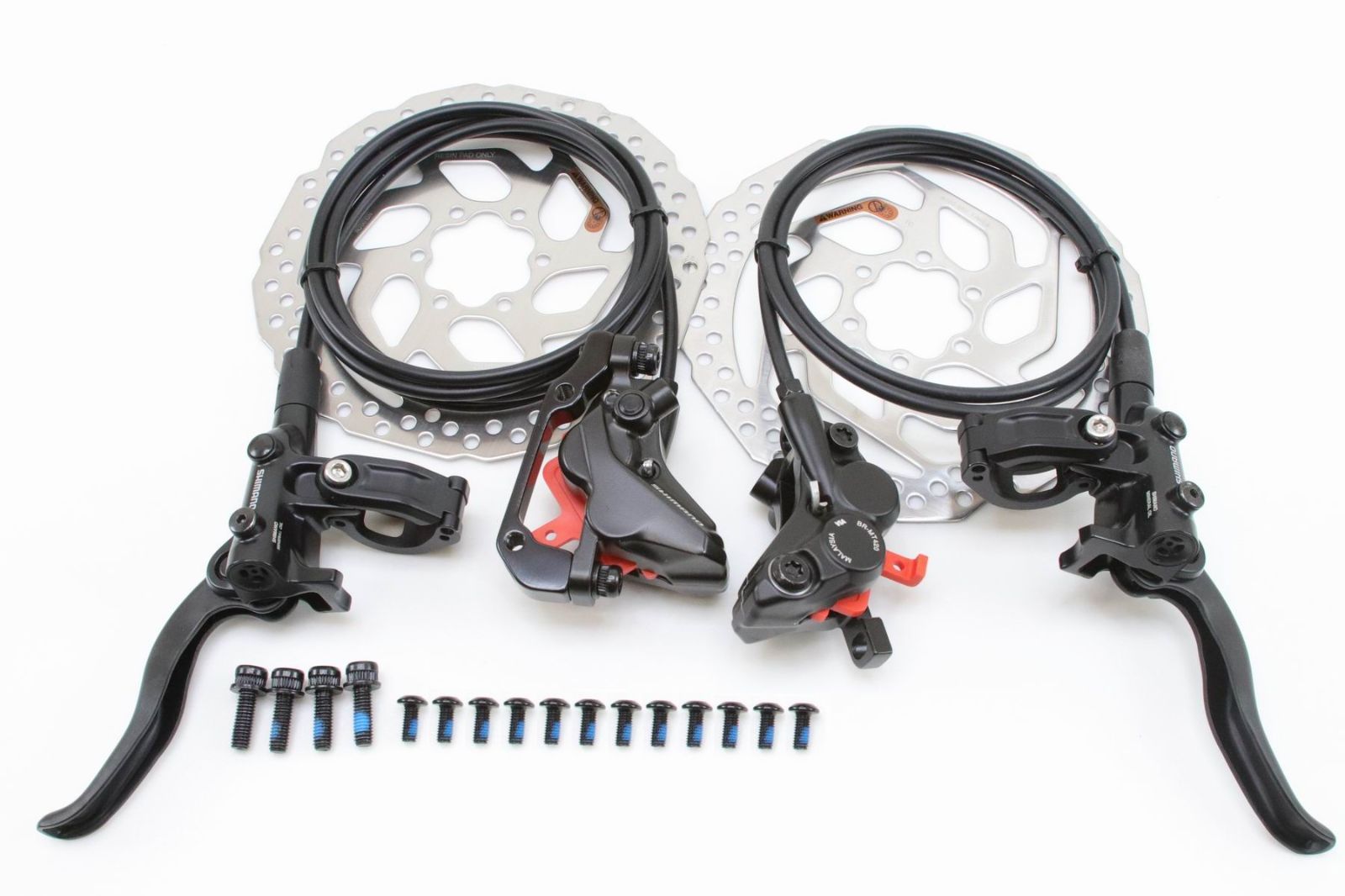 シマノ（SHIMANO） 高性能 油圧ディスクブレーキ 対向 ４ポット ４ピストン BL-M4100 BR-M420 SM-RT26 ローター付 前後セット ブラック