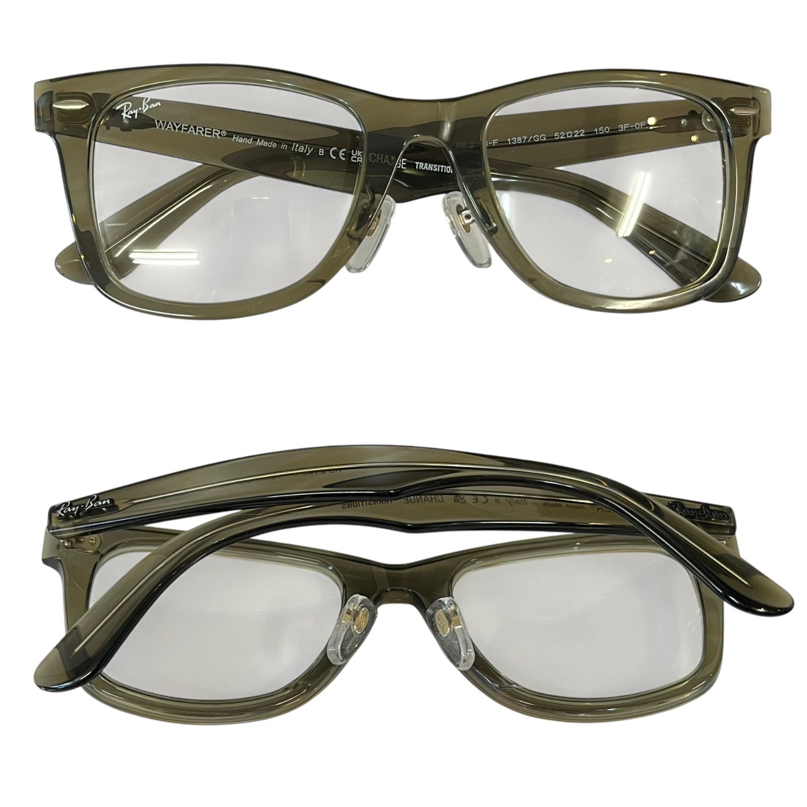 管33319】Ray-Ban レイバン WAYFARER RB2140F 1387/GG