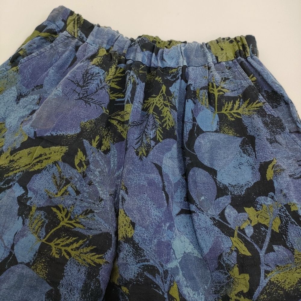 gungendo リネン 夏の葉プリント 庭常 にわとこ 定価35200円 イージー  