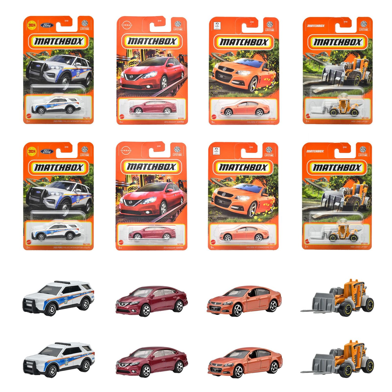 マッチボックス(Matchbox) ベーシックカー Gアソート 乗り物おもちゃ ミニカー 24台入り BOX販売 3歳から 98BG-30782 