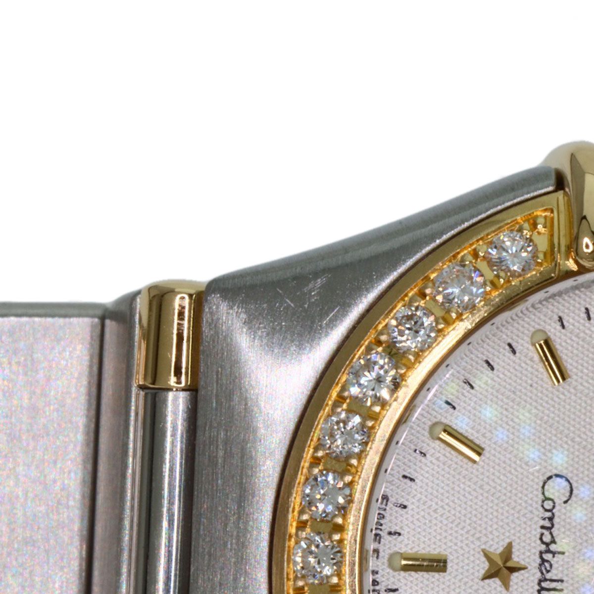 OMEGA オメガ 1376.75 コンステレーション ミニ ベゼル ダイヤモンド 腕時計 SS SSxK18YG ダイヤモンド レディース [中古] OMEGA（オメガ） 1376.75 コンステレーション ミニ ベゼル