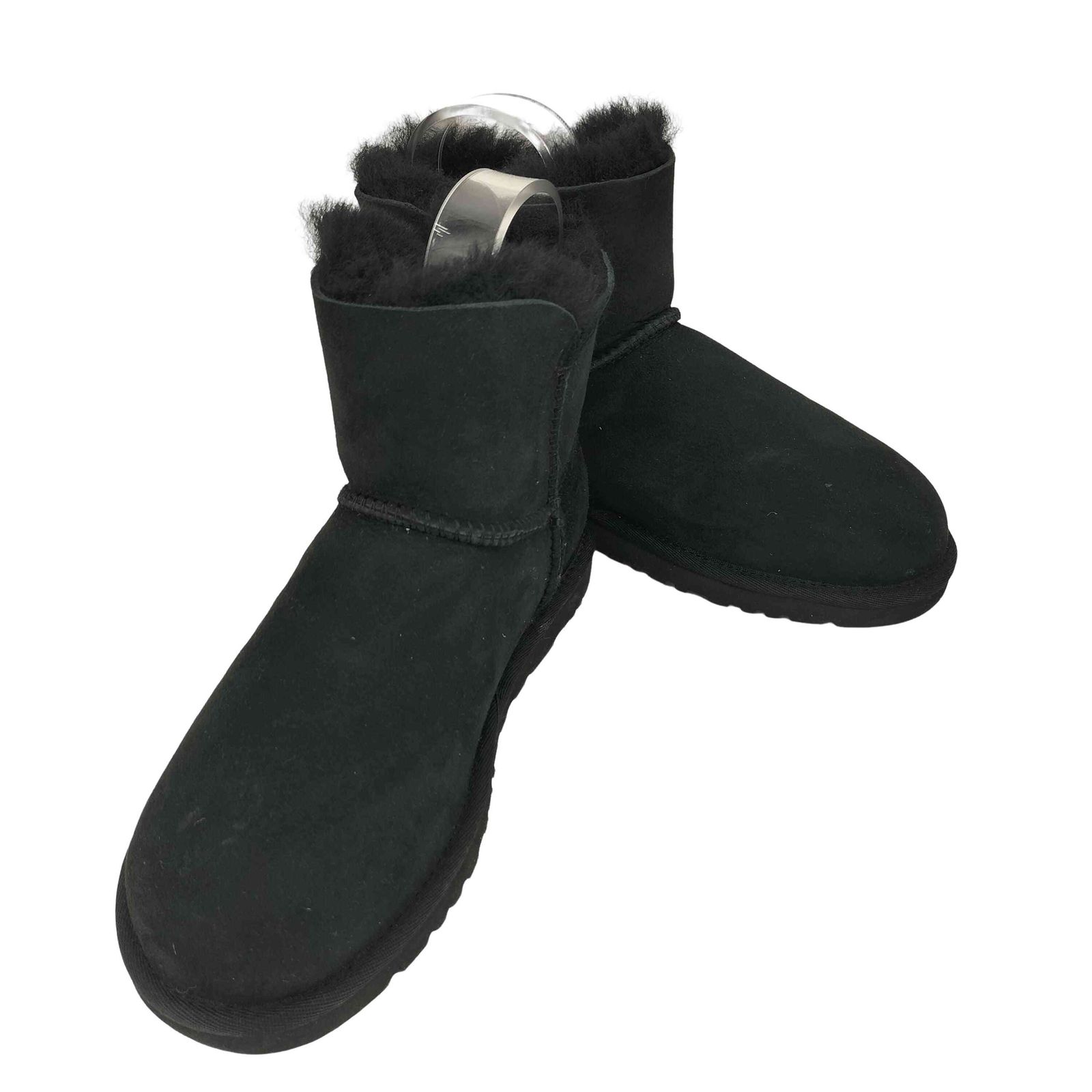 UGG ベイリーボタンミニ 黒 24cm 純正防水スプレー付 美品 楽天市場