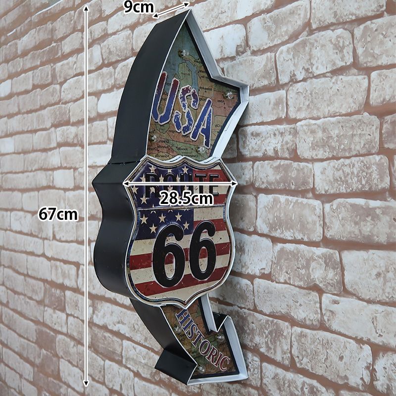 USAストリート看板 NO OUTLET USA ストリート看板 矢印&SOUTH