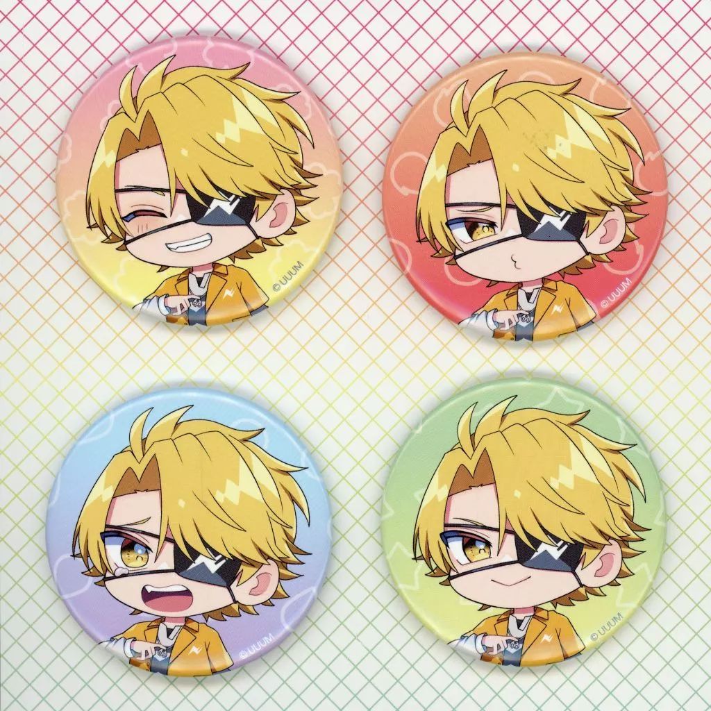 中古】バッジ・ピンズ たっつん(カラフルピーチ) 缶バッジセット