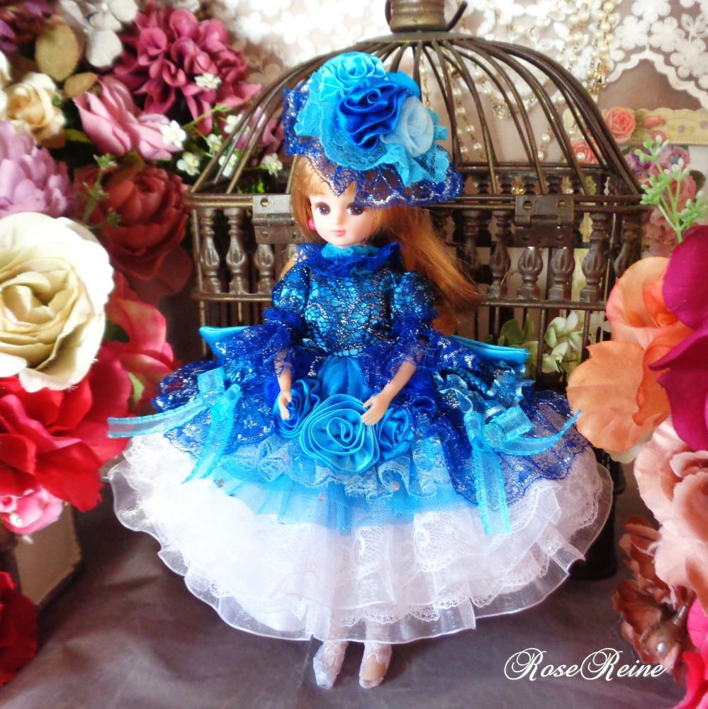 Jページ ロリータロマンス 水面の妖精 グラデーションブルーの奇跡 ドレス ロリータロマンス 水面の妖精 グラデーションブルーの奇跡