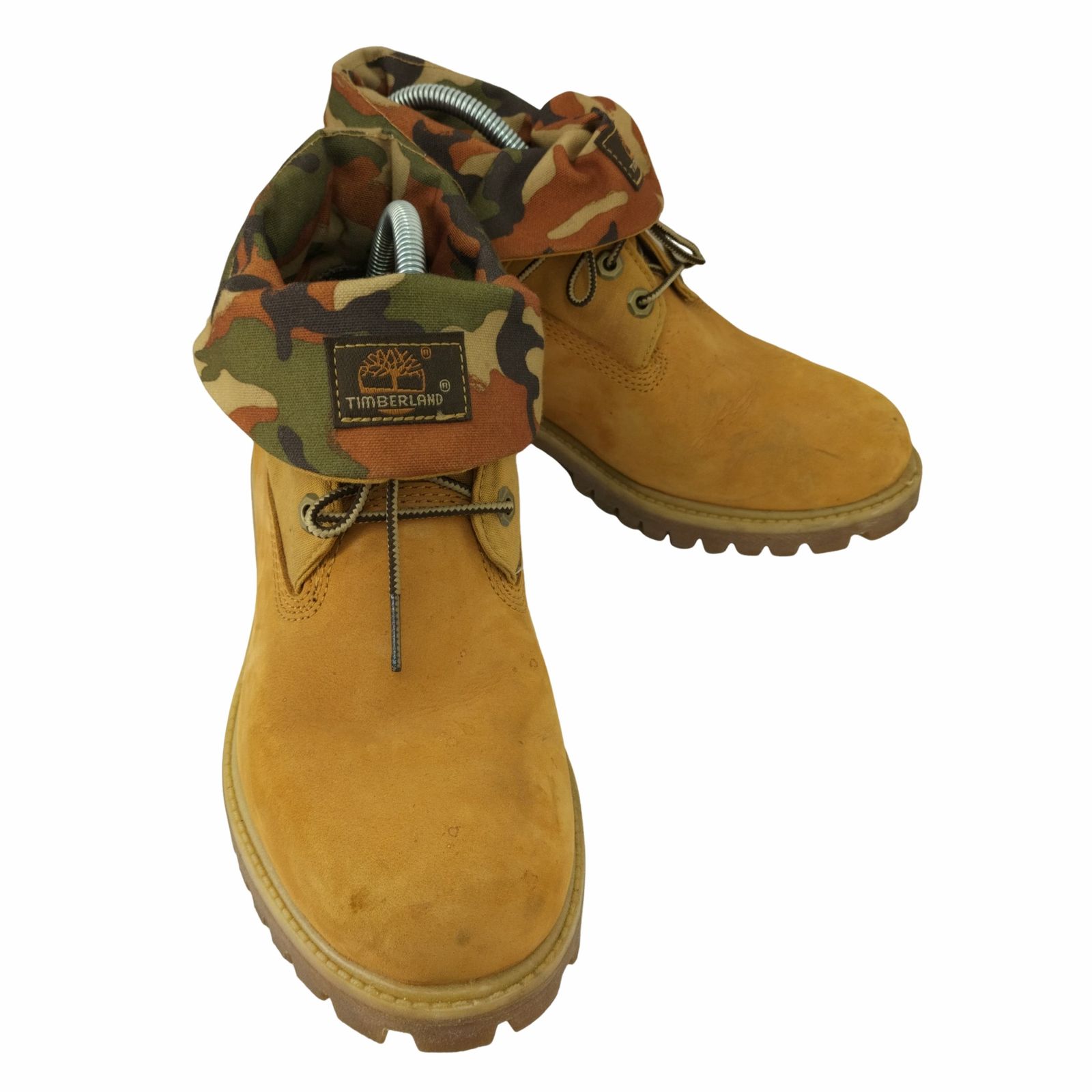 ティンバーランド Timberland ミッドカット 迷彩 カモ イエローブーツ 