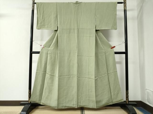 平和屋着物●江戸小紋 鮫小紋柄 鬼しぼ縮緬 正絹 CAAW8430yc