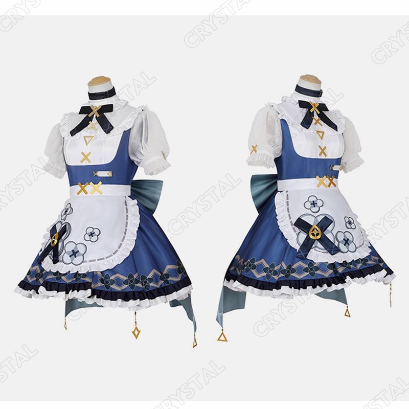 原神（Genshin）ファルザン コスプレ衣装 ウイッグ付き コラボ メイド