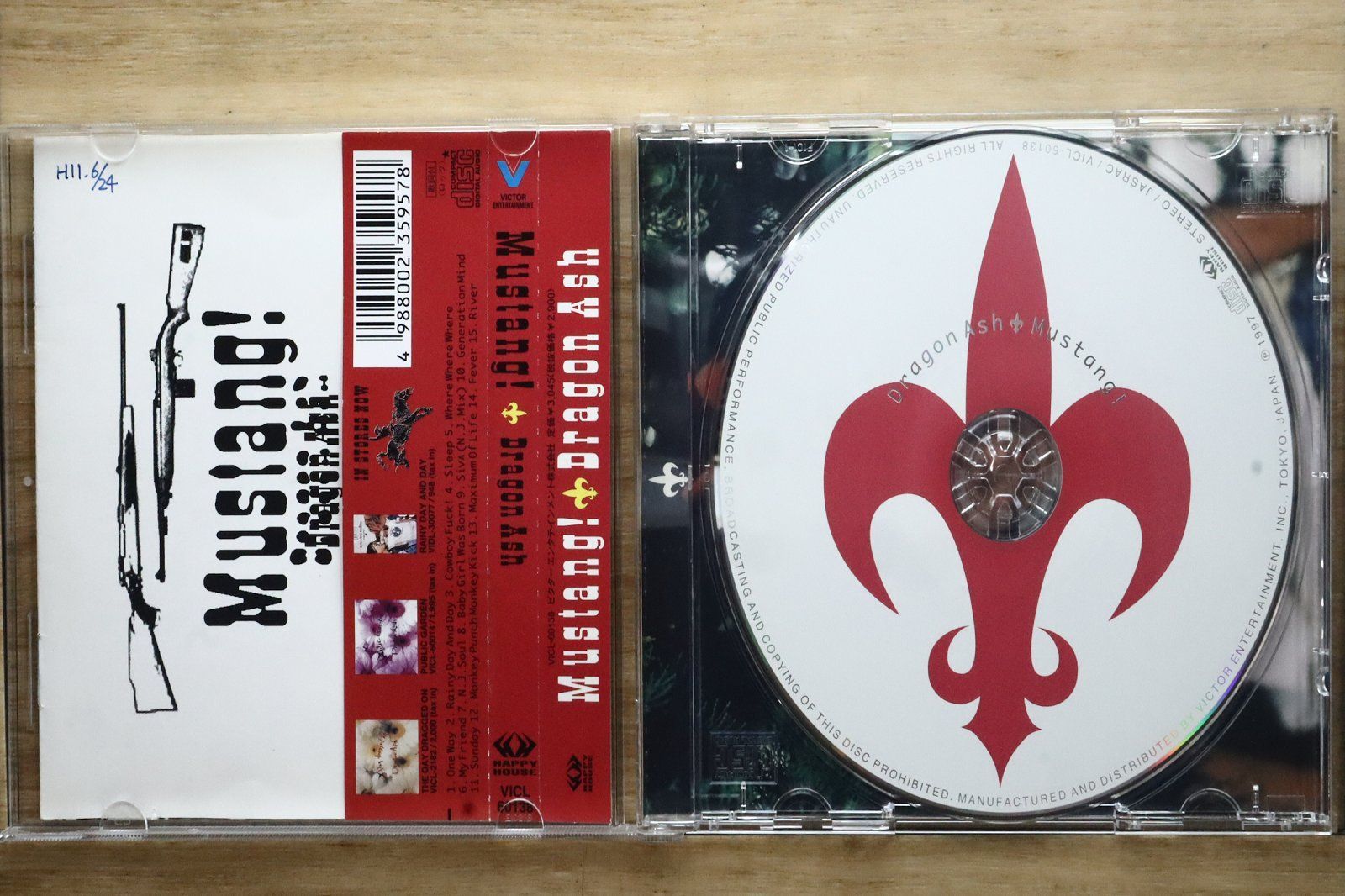 国内盤CD☆ドラゴンアッシュ/Dragon Ash□ Mustang! 【VICL60138