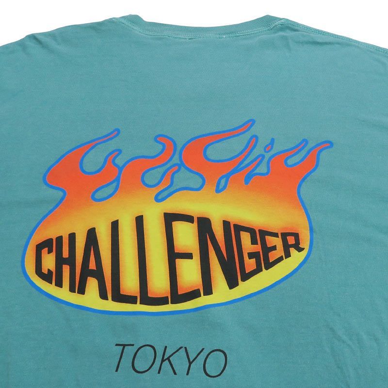 CHALLENGER チャレンジャー L/S FIREBALL TEE ファイヤーボール クルー
