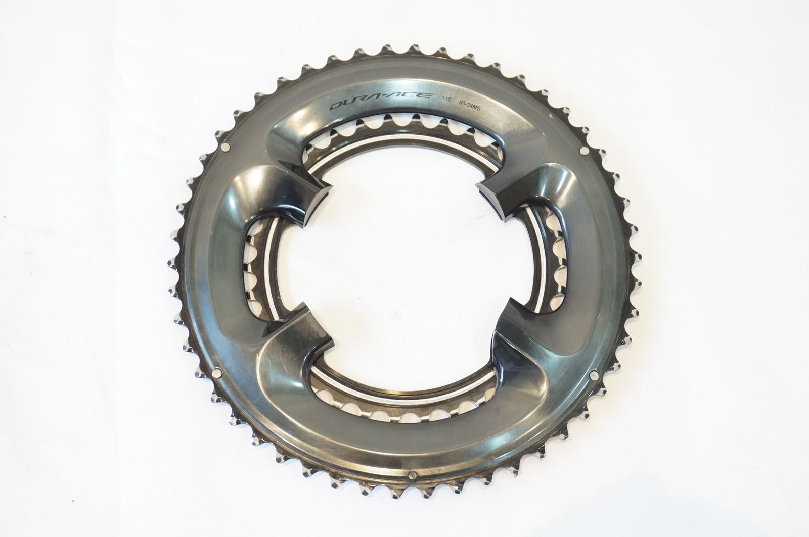 DURA-ACE 11S FC09チェーンリング 50T/34T Amazon | SHIMANO DURA-ACE 50T Chainring for FC-09/FC-09 ﾁｪｰﾝ
