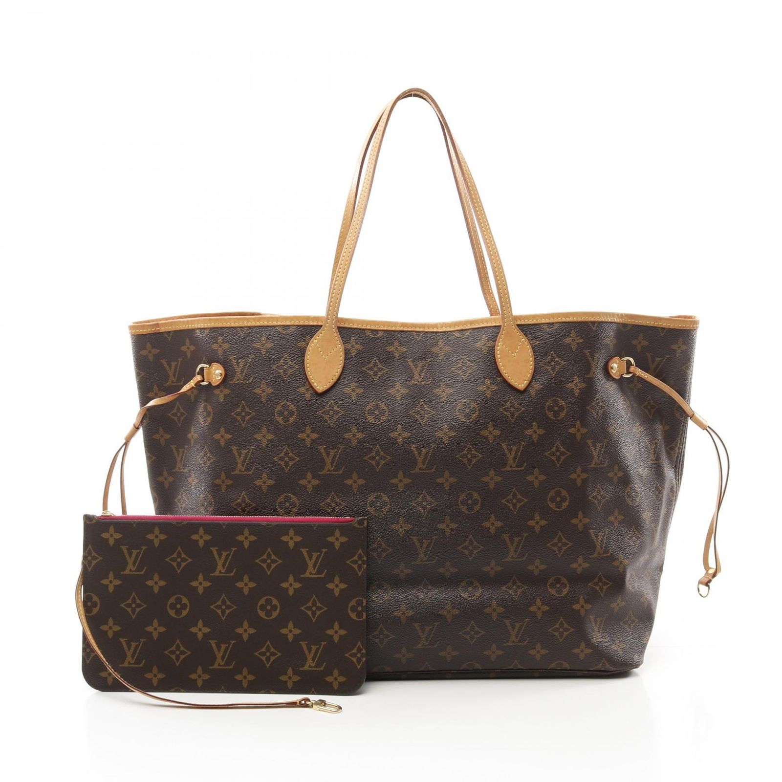 LOUIS VUITTON ルイ ヴィトン ネヴァーフルGM モノグラム ピヴォワンヌ トートバッグ