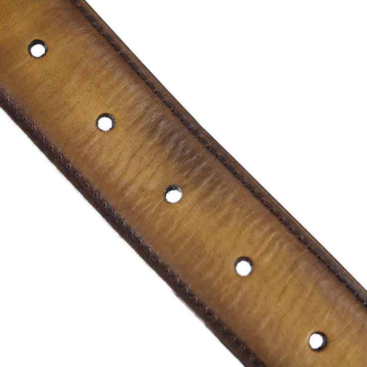 Berluti ベルルッティ ベルト パティーヌレザー ブラウン系 B