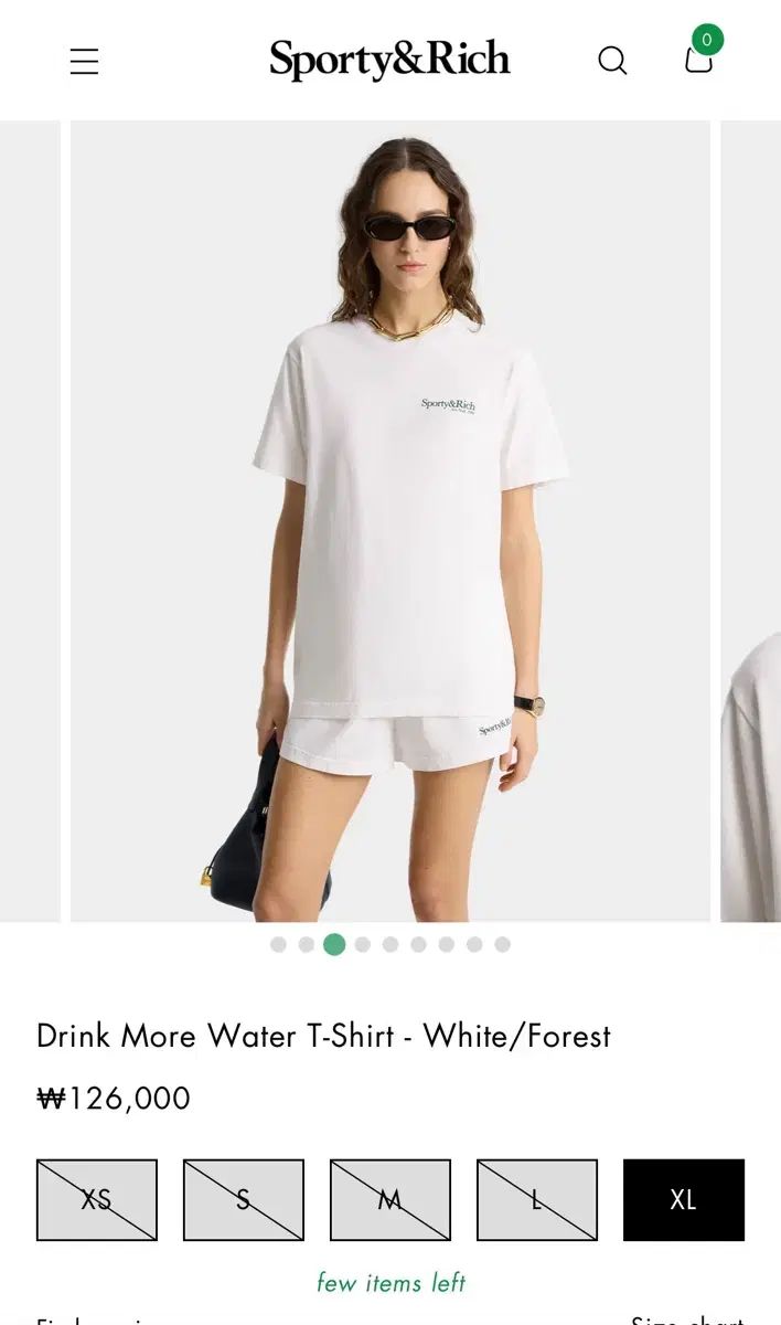 SPORTY-RICH スポーティアンドリッチ drink more water XS