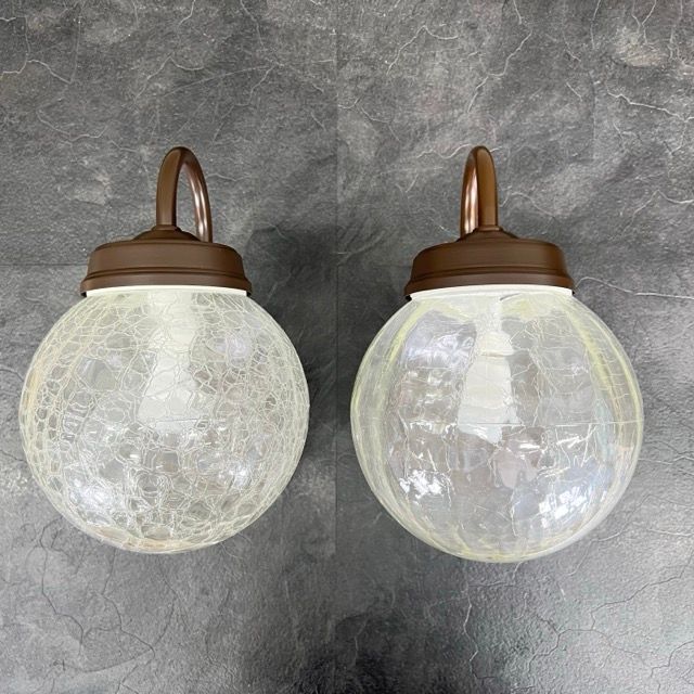 玄関ポーチ灯【中古】展示品 動作保証 KOIZUMI LED 防雨型ブラケットライト AU40253L 2点 屋外灯 LED照明器具 コイズミ/71447