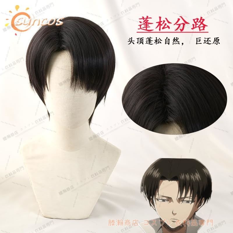 進撃の巨人 リヴァイ ウィッグ ウィッグオーダー サンプル 進撃の巨人