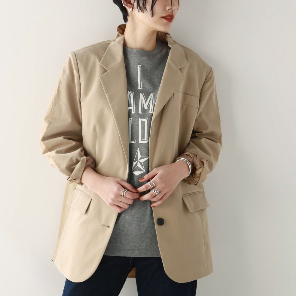 PUSH BUTTON 20010410000410 ジャケット レディース ベージュ S PUSH BUTTON 20010410000410 ジャケット レディース ベージュ S