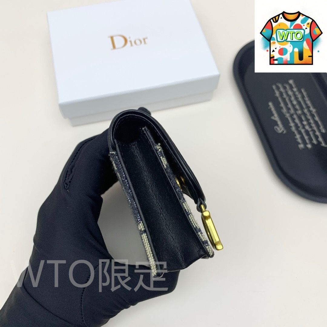 今日特価】Dior ディオール 最新サドルカードケースシリーズ