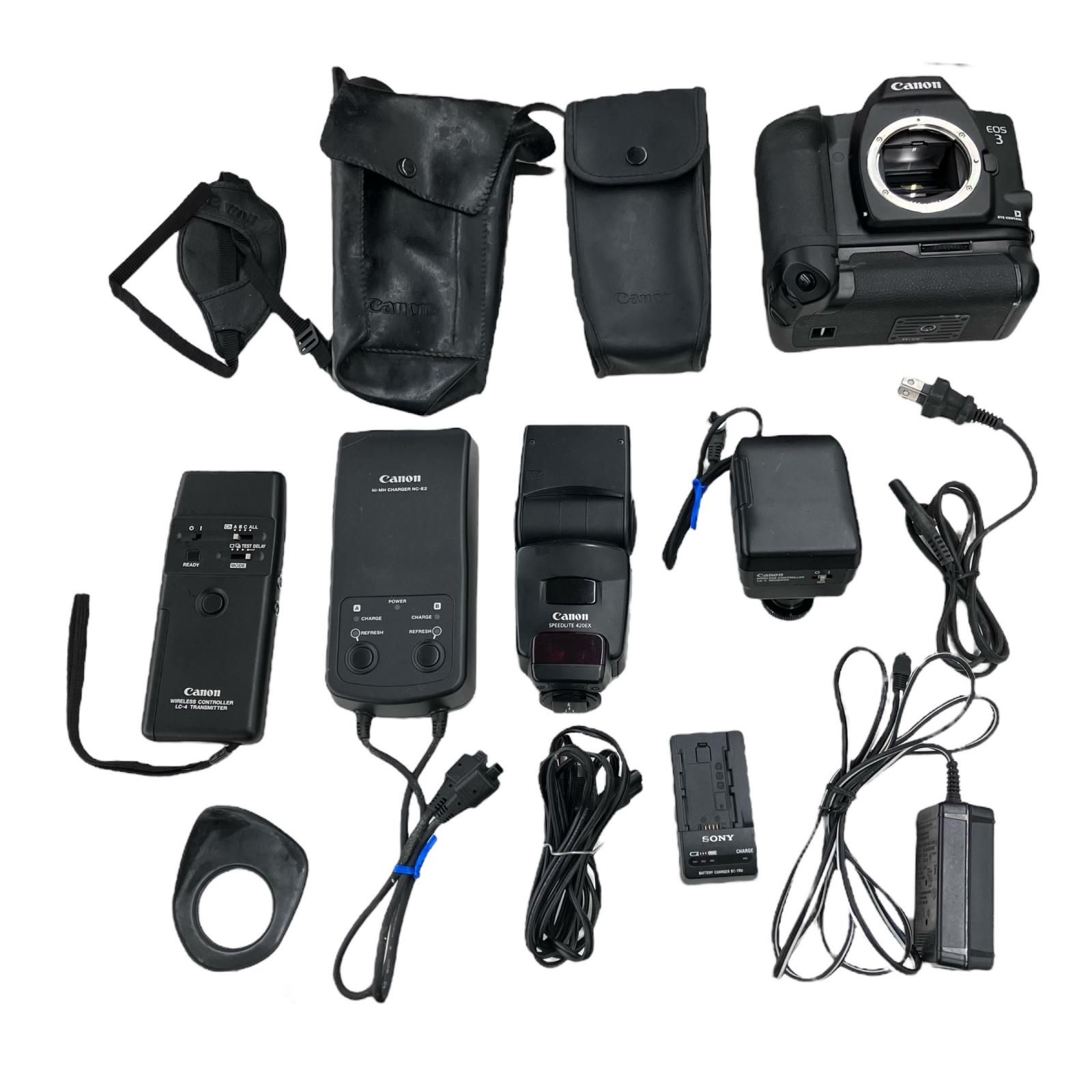 186000 ジャンク品 canon キャノン フィルム一眼レフ EOS3 ブラック