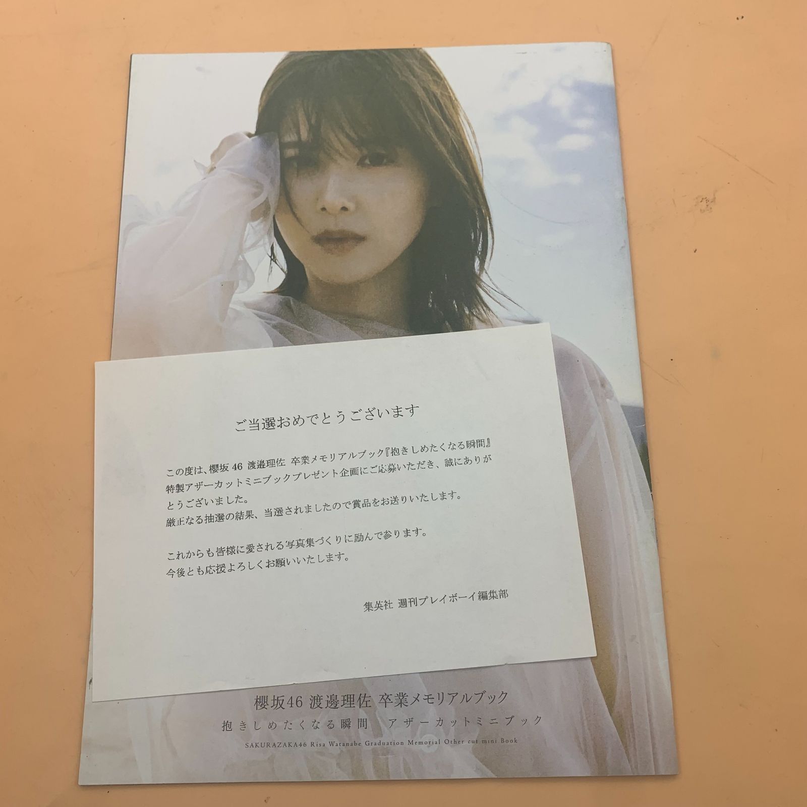 欅坂46 渡邉理佐 卒業メモリアルブック 抱きしめたくなる瞬間 アザー