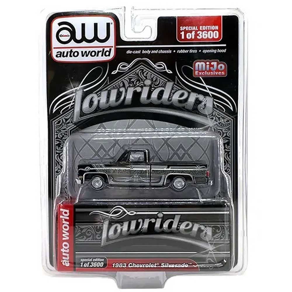 オートワールド1983 シボレー・シルバラード autoworld 1/64 シボレー シルバラード 1983 ブラック