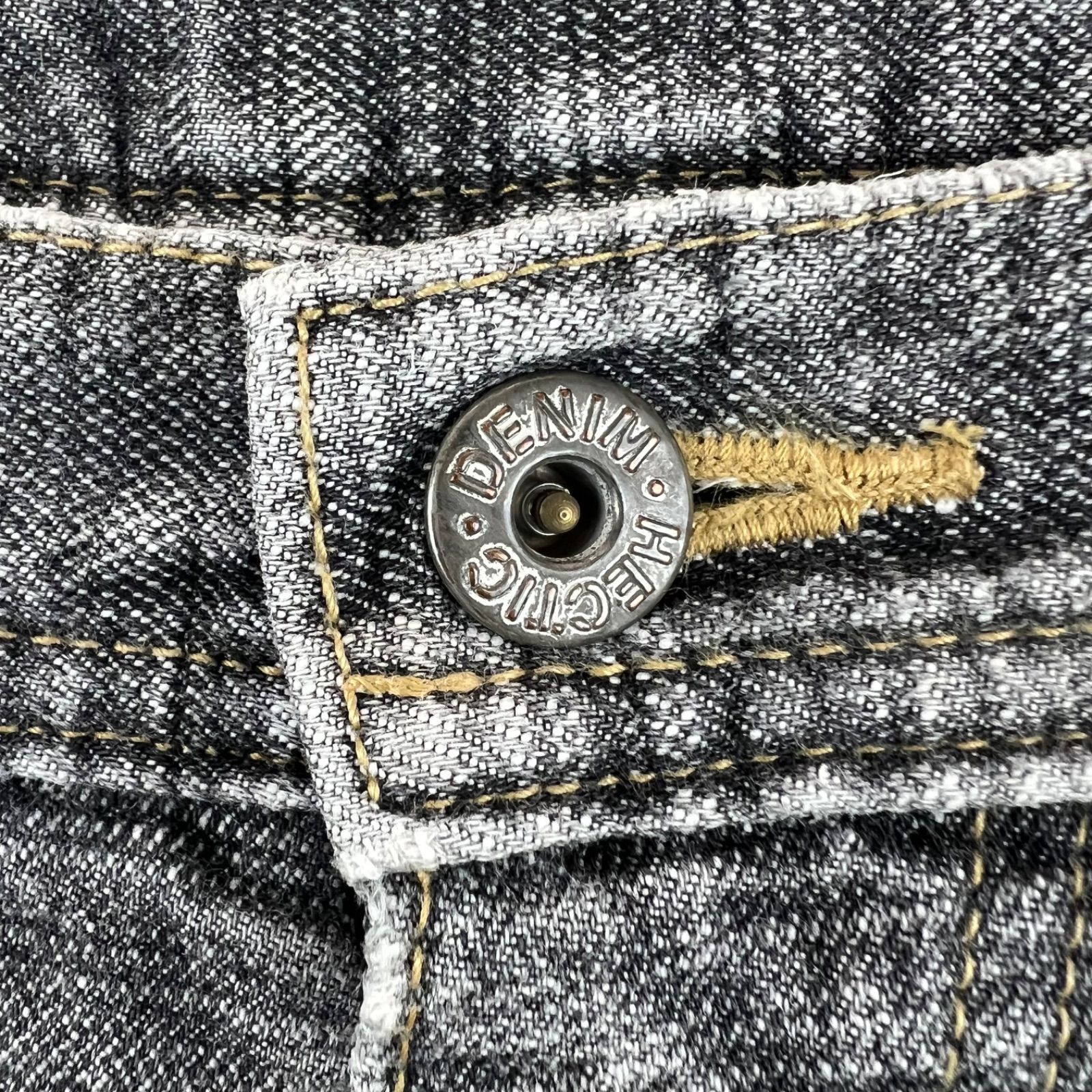 MASTER PIECE 00s archive 1st black slab denim pants L JAPON 