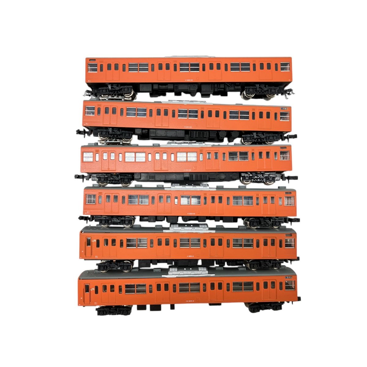 KATO カトー 201系 中央線色 6両セット 鉄道模型 Nゲージ 中古