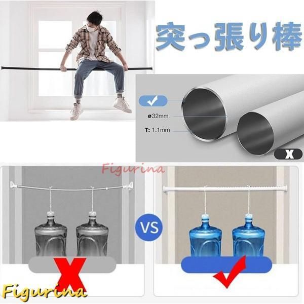 KEYUKA 窓幅広い　水色ストライプドレープカーテンと模様入りのレースカーテン KEYUKA 窓幅広い 水色ストライプドレープカーテンと模様入りの