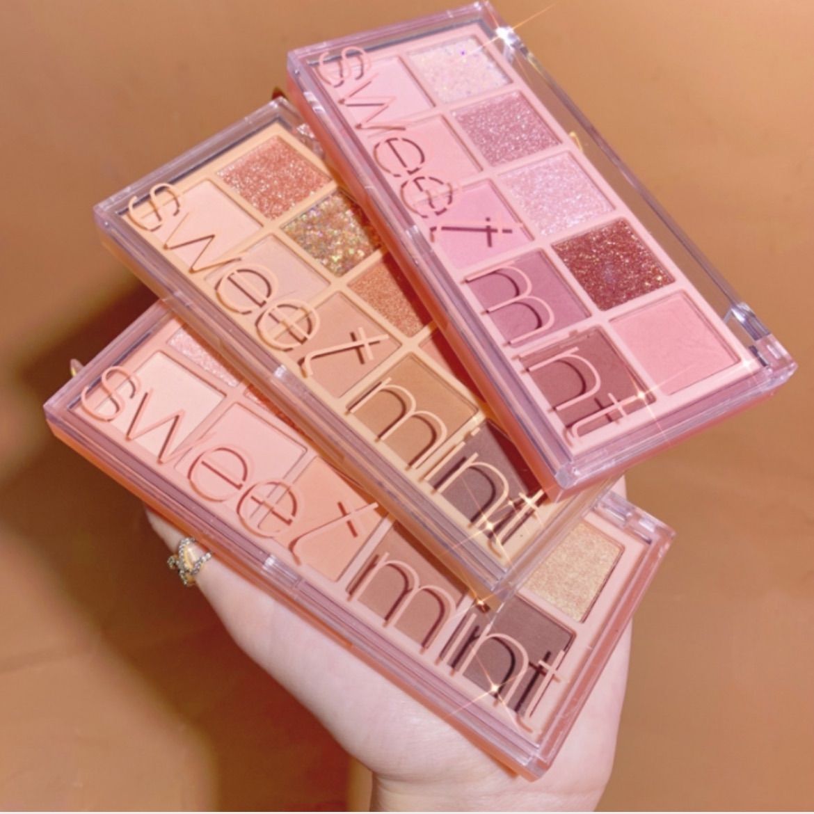 新品✨ 韓国系 アイシャドウパレット sweet mint ピンク - メルカリ