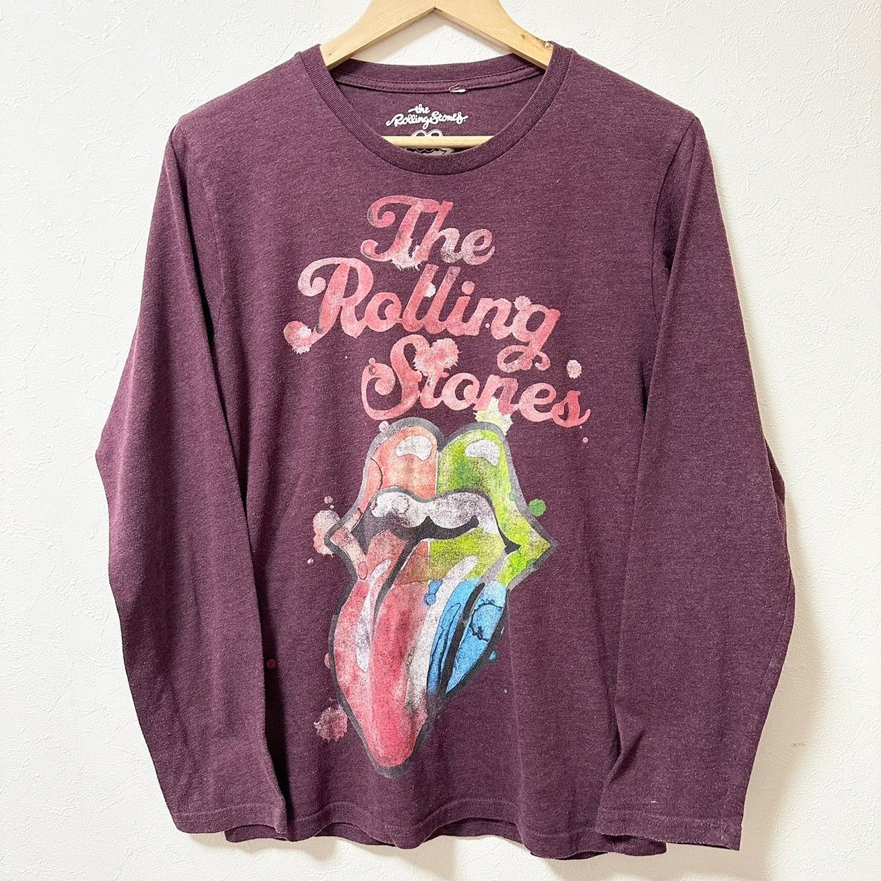 w^)b The Rolling Stones ローリングストーンズ 長袖 Tシャツ ロンT