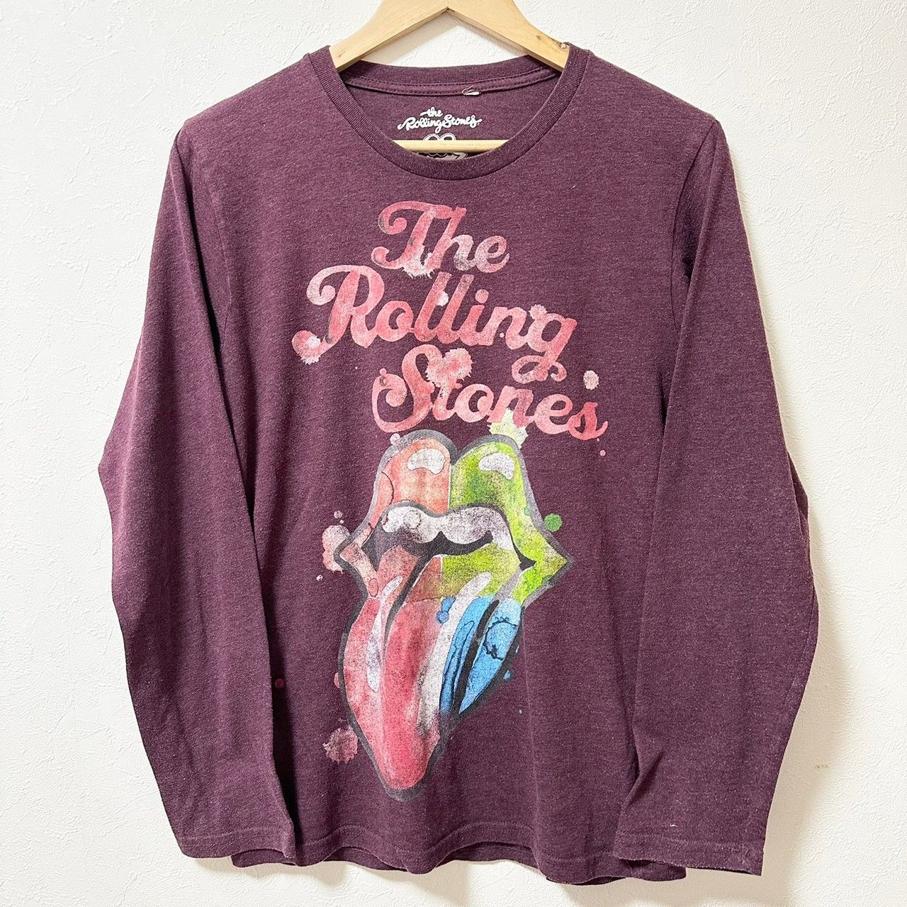 w^)b The Rolling Stones ローリングストーンズ 長袖 Tシャツ ロンＴ