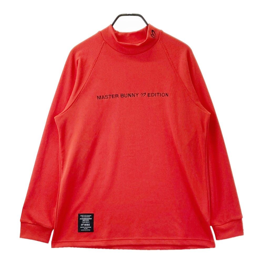 サイズ 5 MASTER BUNNY EDITION マスターバニーエディション 2025年モデル ハイネック長袖Tシャツ レッド系 240101459607 ゴルフウェア メンズ ストスト