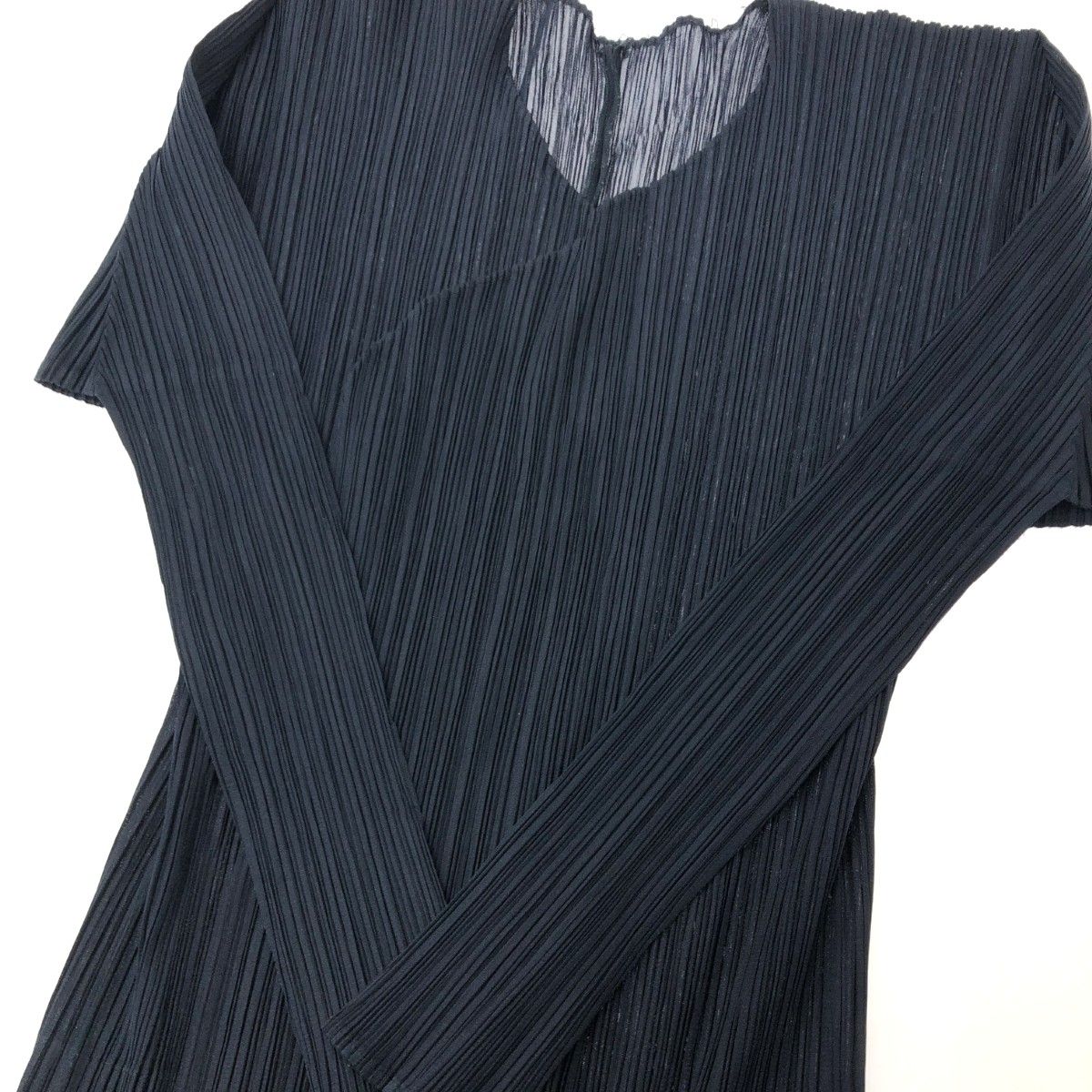 PLEATS PLEASE ネイビー プリーツカーディガン 中古・古着通販】PLEATS PLEASE (プリーツプリーズ) プリーツ