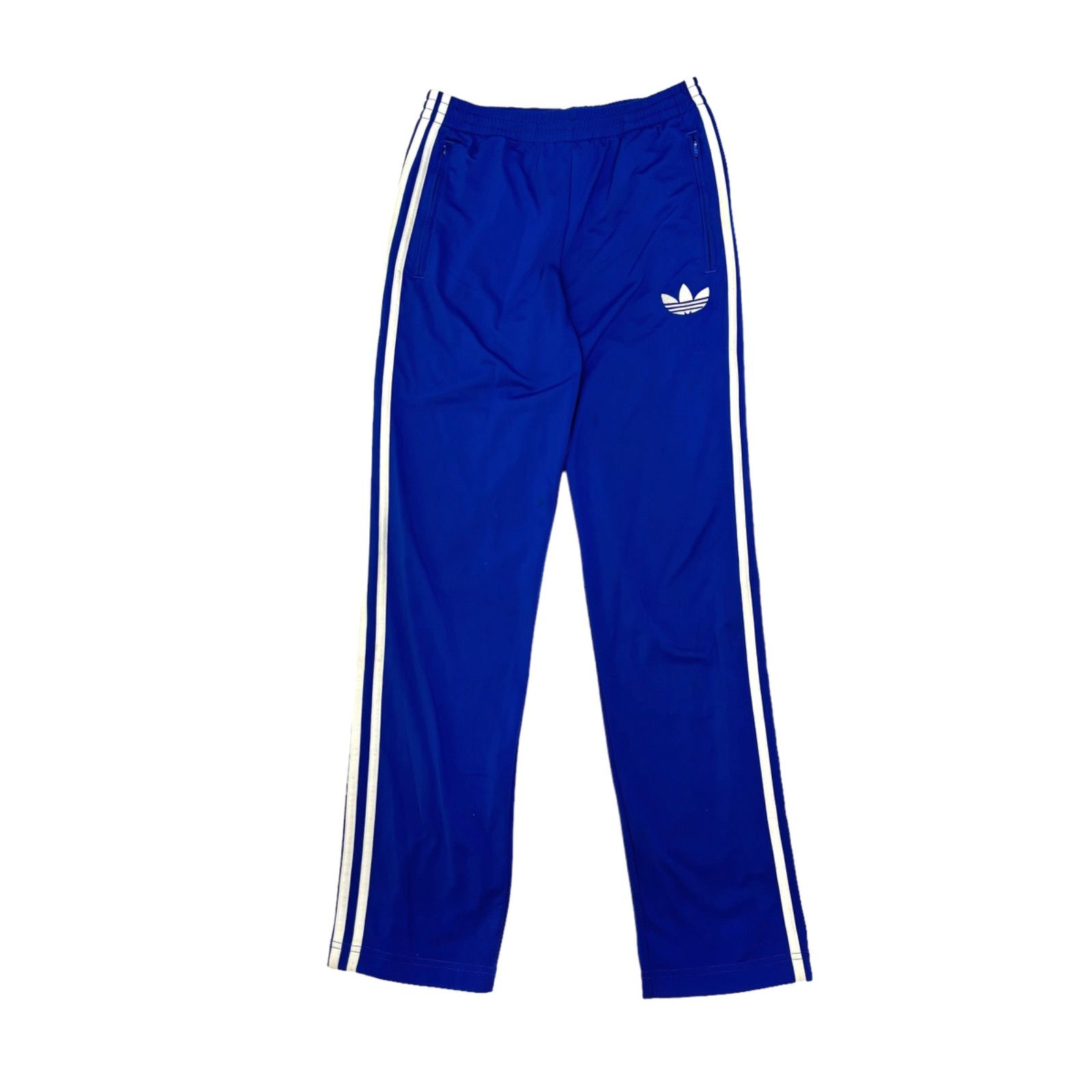 adidas アディダス トラックパンツ トレフォイルロゴ 3ライン ブルー adidas（アディダス）の「アディカラー 3Dトレフォイル 3
