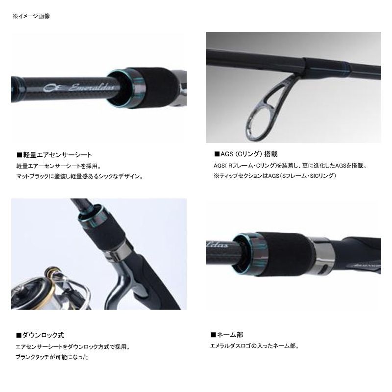 得価お得】 DAIWA - エメラルダスAIR AGS Rフレーム 75MlMの通販 by