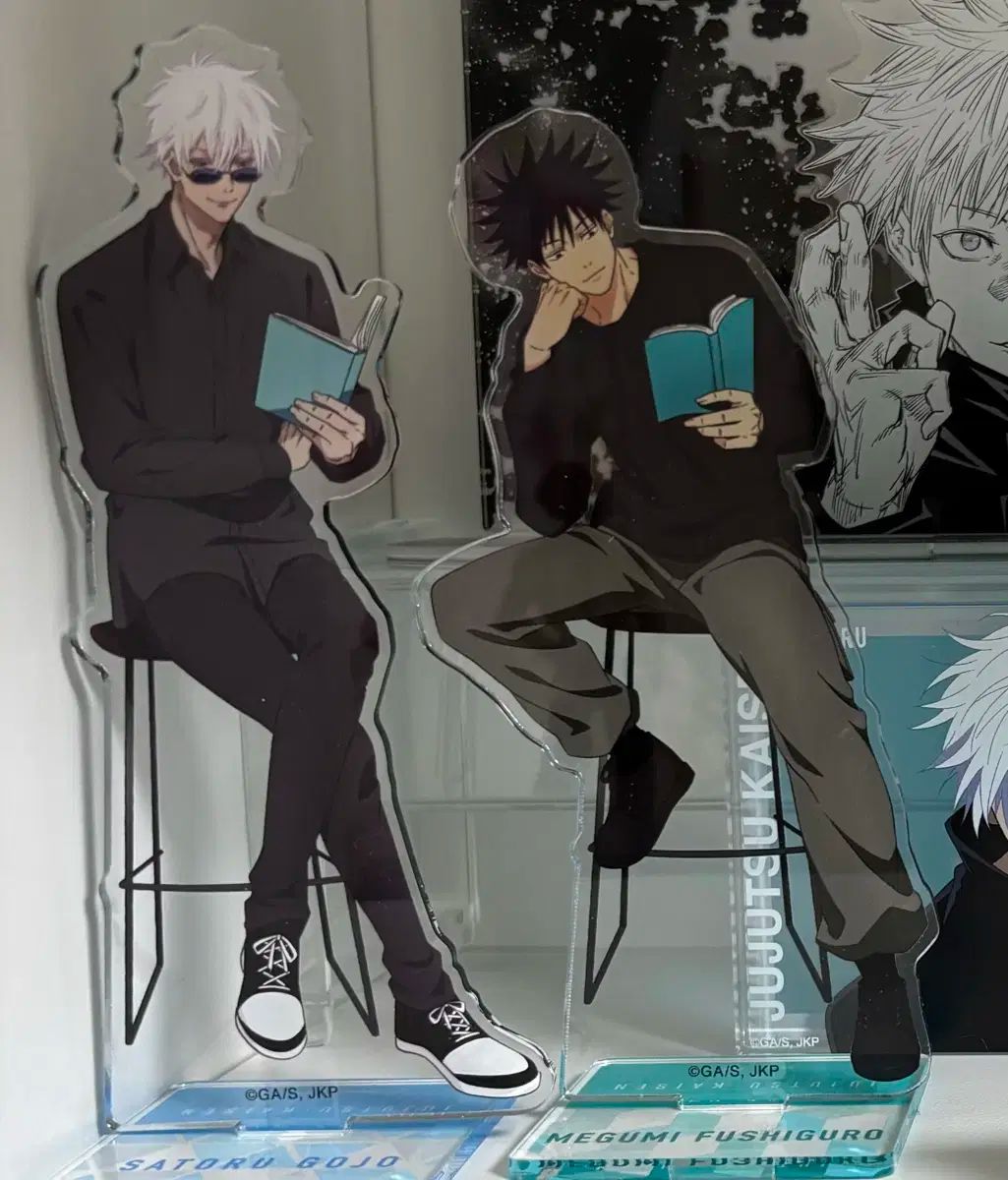 バッチ) 柔術スピン 五条 悟 伏黒 伏黒 恵 読み物 アクリル スタンド