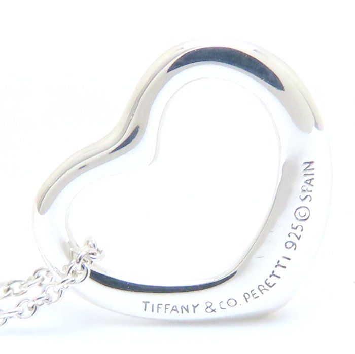 TIFFANY&Co. ティファニー オープンハート ネックレス 15mm