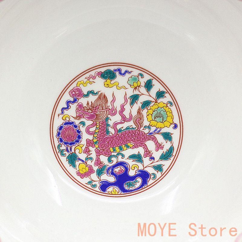 大清乾隆斗彩麒麟碗 景徳鎮 陶磁器 装飾品 現代工芸品 美術品