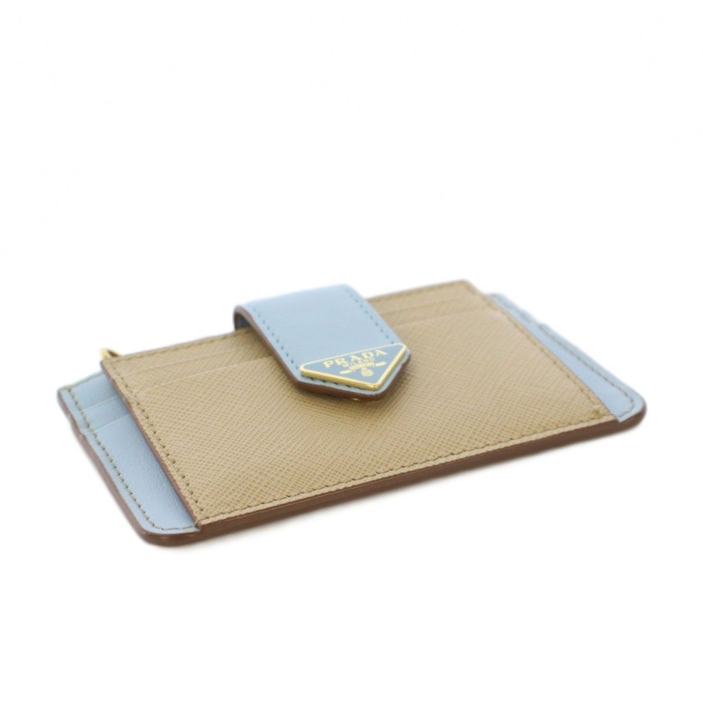 早い者勝ち　美品　PRADA プラダ　コインケース　小銭入れ　小物　ベージュ プラダ PRADA カードケース カード入れ 小銭入れ コインケース