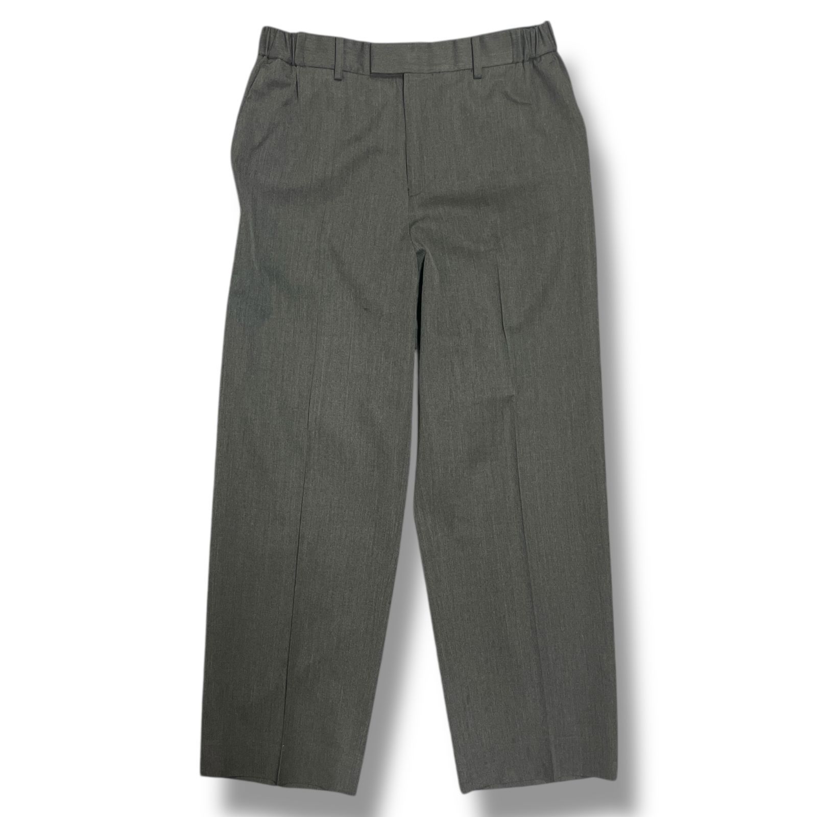 参考上代68200円 UNDERCOVER 24AW ウールワイドイージーパンツ スラックス トラウザー アンダーカバー UC2D4502 グレー 2 91434A5