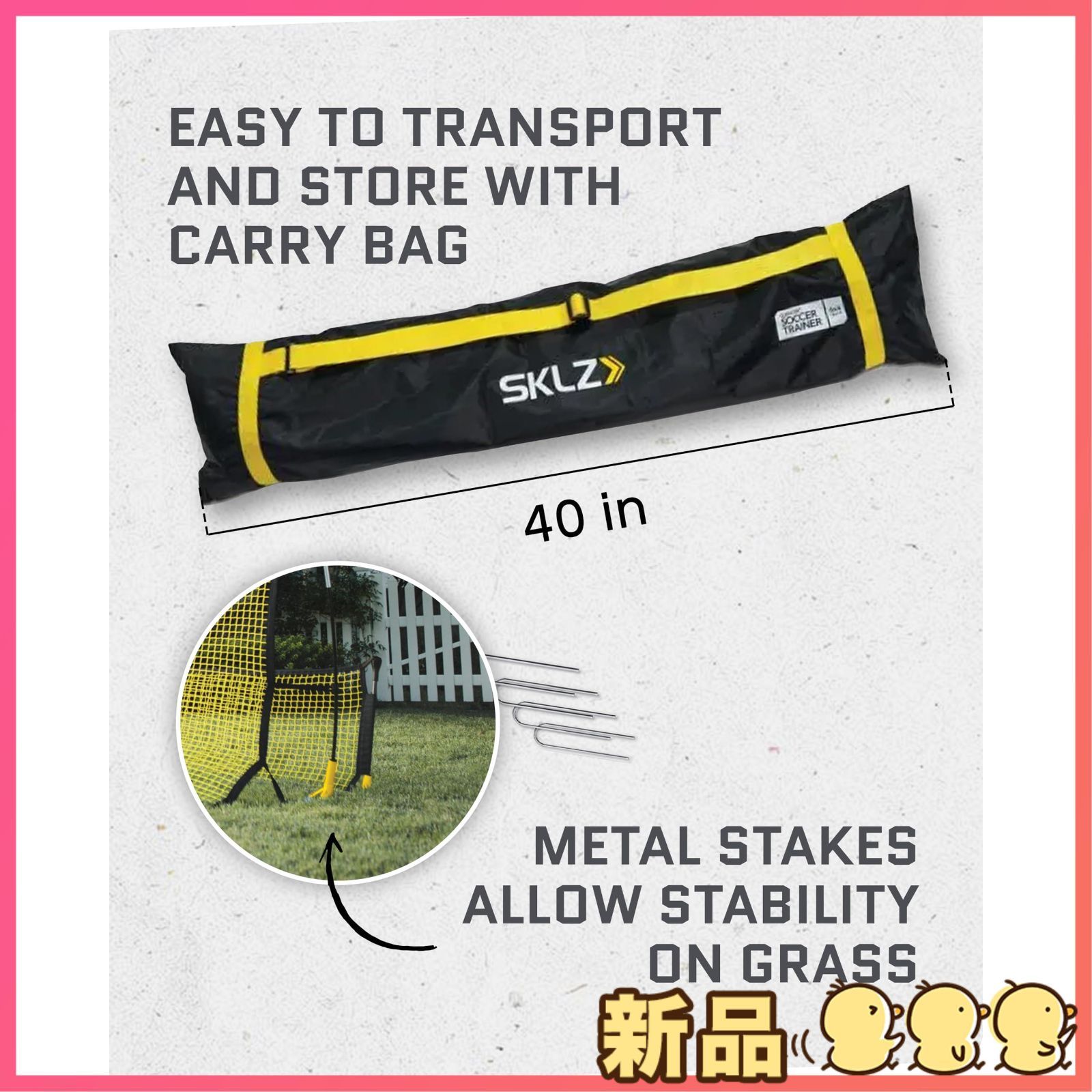 SKLZ クイックスター サッカーゴール ユニセックス ブラック/イエロー Amazon | スキルズ(SKLZ) クイックスター サッカーゴール用